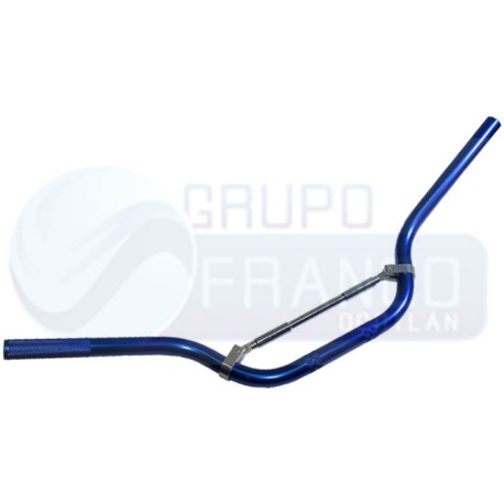 ENBAS-1103-8001 MANUBRIO MOTO ALUMINIO DEPORTIVO AZUL