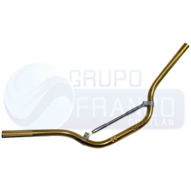 ENBAS-1103-8002 MANUBRIO MOTO ALUMINIO DEPORTIVO DORADO