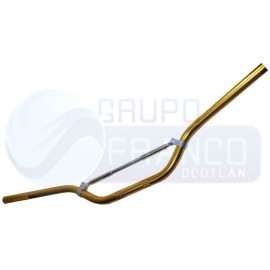 ENBAS-1103-8052 MANUBRIO MOTO ALUMINIO CROSS PASION DORADO