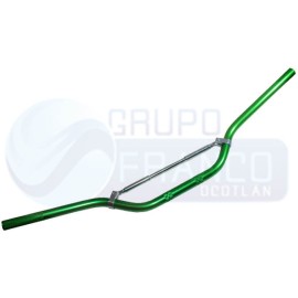 ENBAS-1103-8057 MANUBRIO MOTO ALUMINIO CROSS PASION VERDE