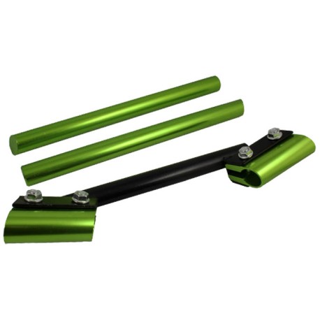 ENBAS-1103-8147 MANUBRIO MOTO ALUMINIO XTREME IRON RACING VERDE