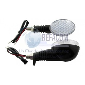 EN-NEW-012A DIRECCIONAL NEGRO LED AMARILLO 12V