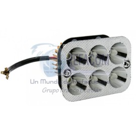 EN-0122S FARO LED RECTANGULAR P/MOTO DC 10-95V 30W