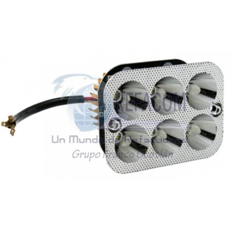 EN-0122S FARO LED RECTANGULAR P/MOTO DC 10-95V 30W