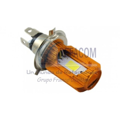 EN-0156-2A FOCO LED H4 P/MOTO AMBAR DC 10-95V 12W