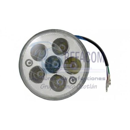 EN-021 FARO LED REDONDO GRANDE P/MOTO DC 10-95V 25W